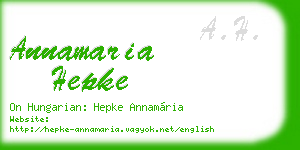 annamaria hepke business card